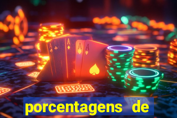 porcentagens de jogos pagantes